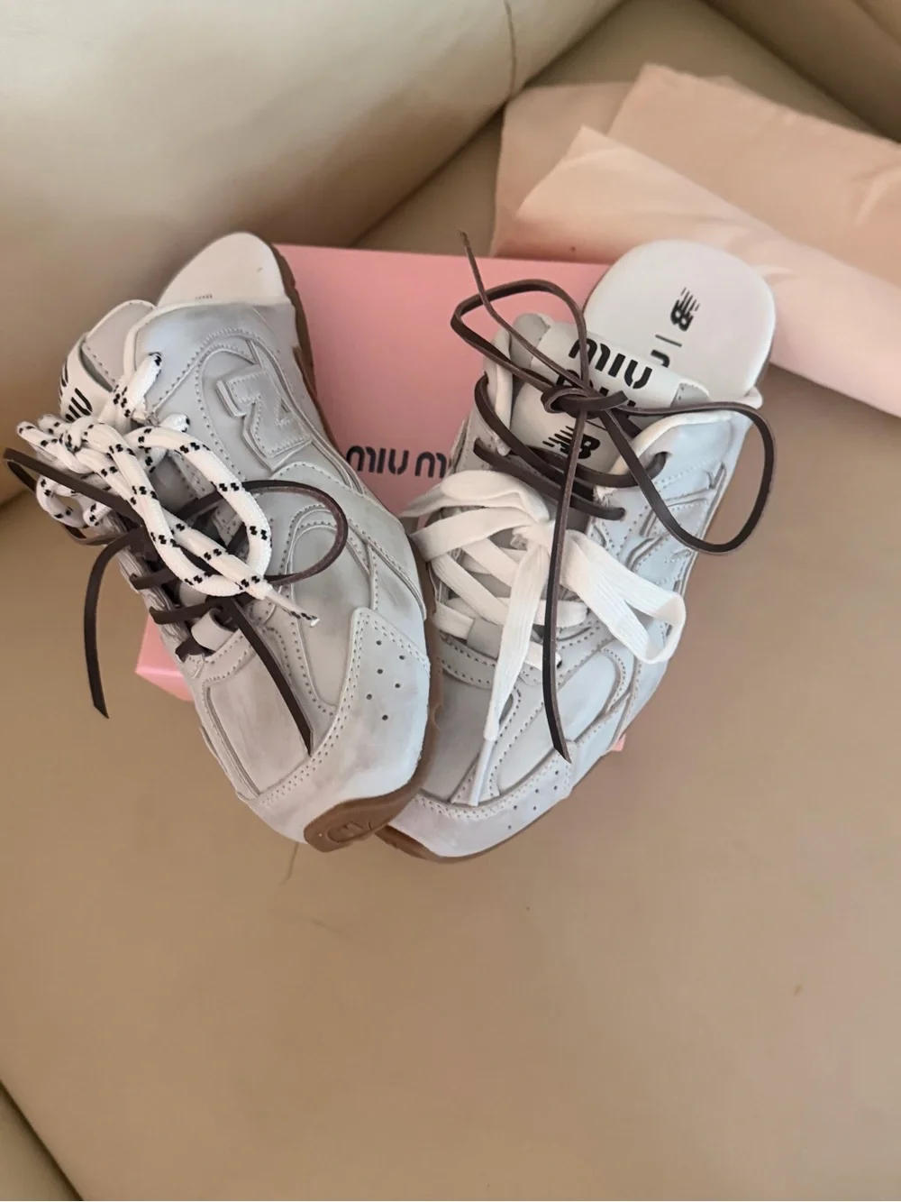New balance / Miu Miu never worn . no box!